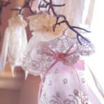 Scented Sachets. Available in Wedding Dresses & Christening Outfits.