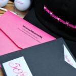 50th Birthday Bash: Custom Golf Balls, Custom Embroidered/Studded  Hats, Custom Save The Dates, Custom Golf Tees